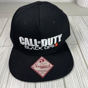 CALL OF DUTY BLACK OPS III SNAP BACK BASEBALL CAP TEXT LOGO Hat